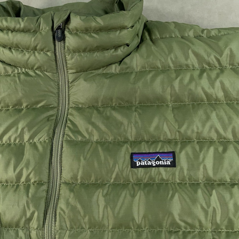 Vintage Patagonia Jacket Men's XL Green Goose Down Sweater Puffer Y2K 84673 - Picture 4 of 16